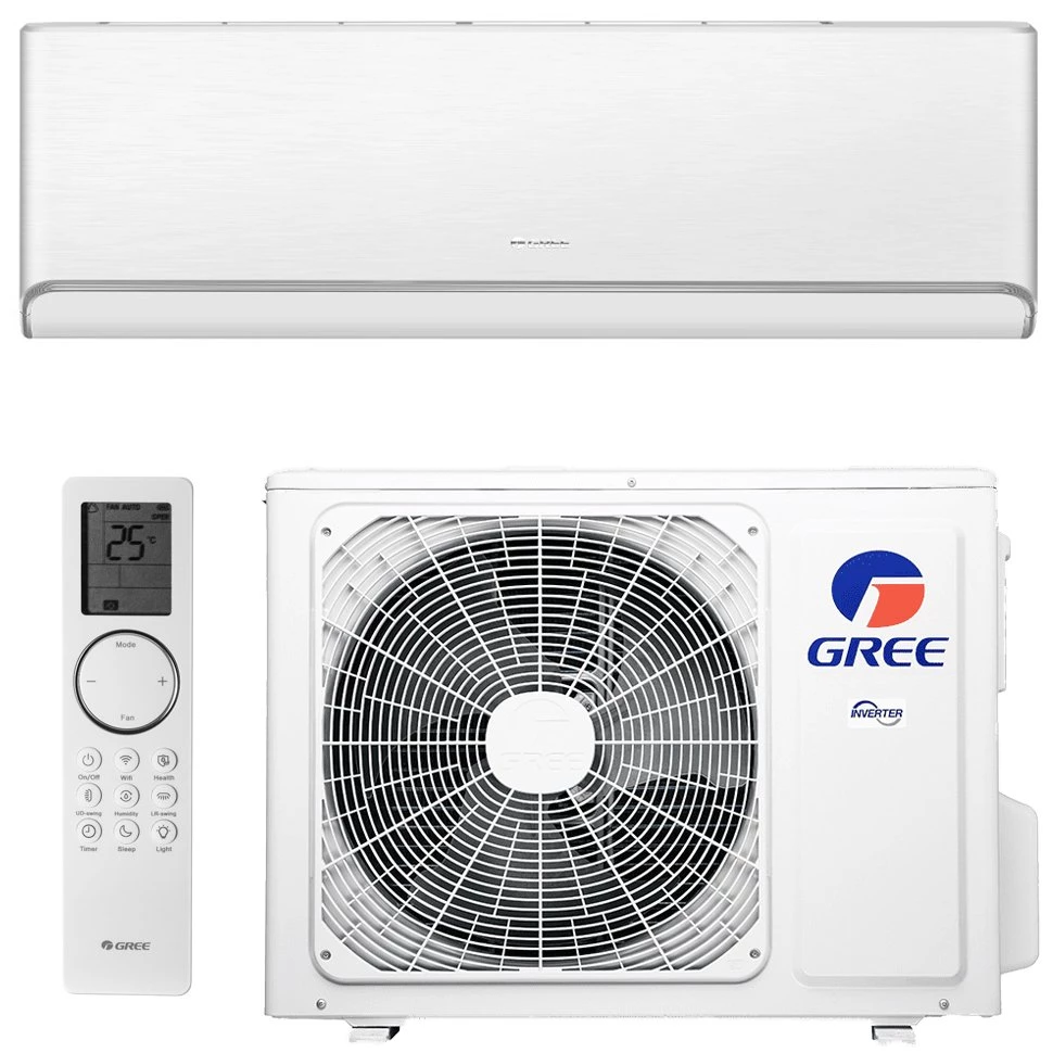 Gree շարքի պատի պառակտման համակարգ AIRY INVERTER R32 WHITE (GWH18AVCXB-K6DNA1B)