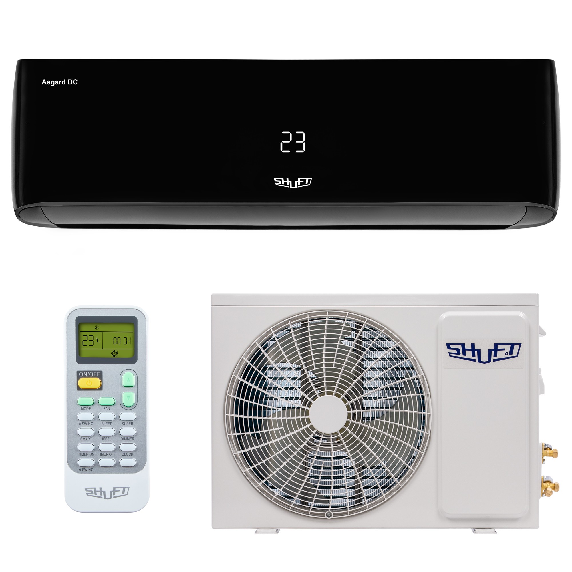 SHUFT Asgard inverter տիպի պառակտման համակարգ DC Black SFTHAI-12HN8/BL հավաքածու