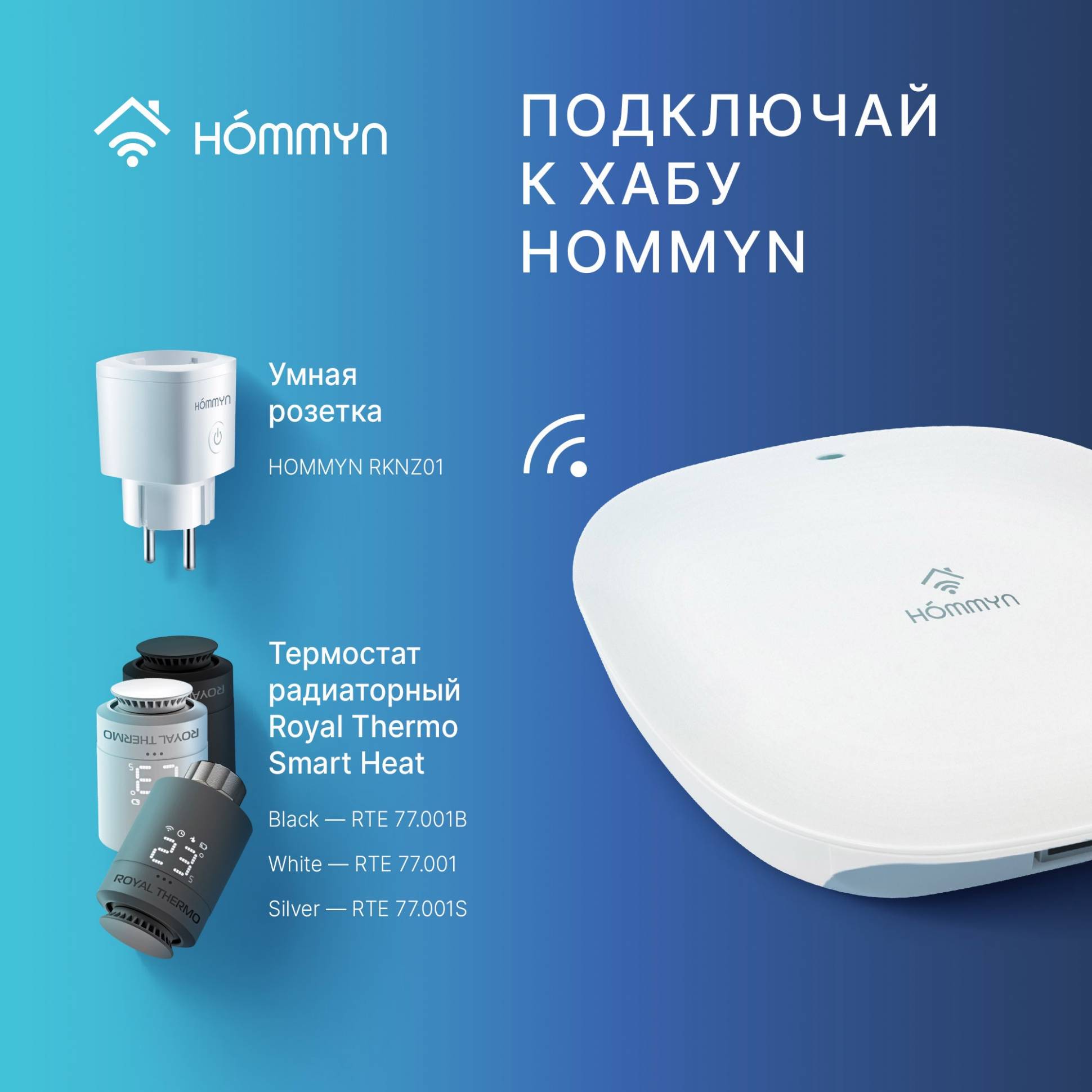 Խելացի վարդակ HOMMYN Smart Plug RKNZ01