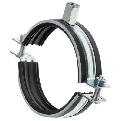 SHUFT օդային ծորանի սեղմակ RP 125 մմ M8/M10 պտուտակով, կողային, կրեպային պտուտակ 6x22, պտուտակ M6
