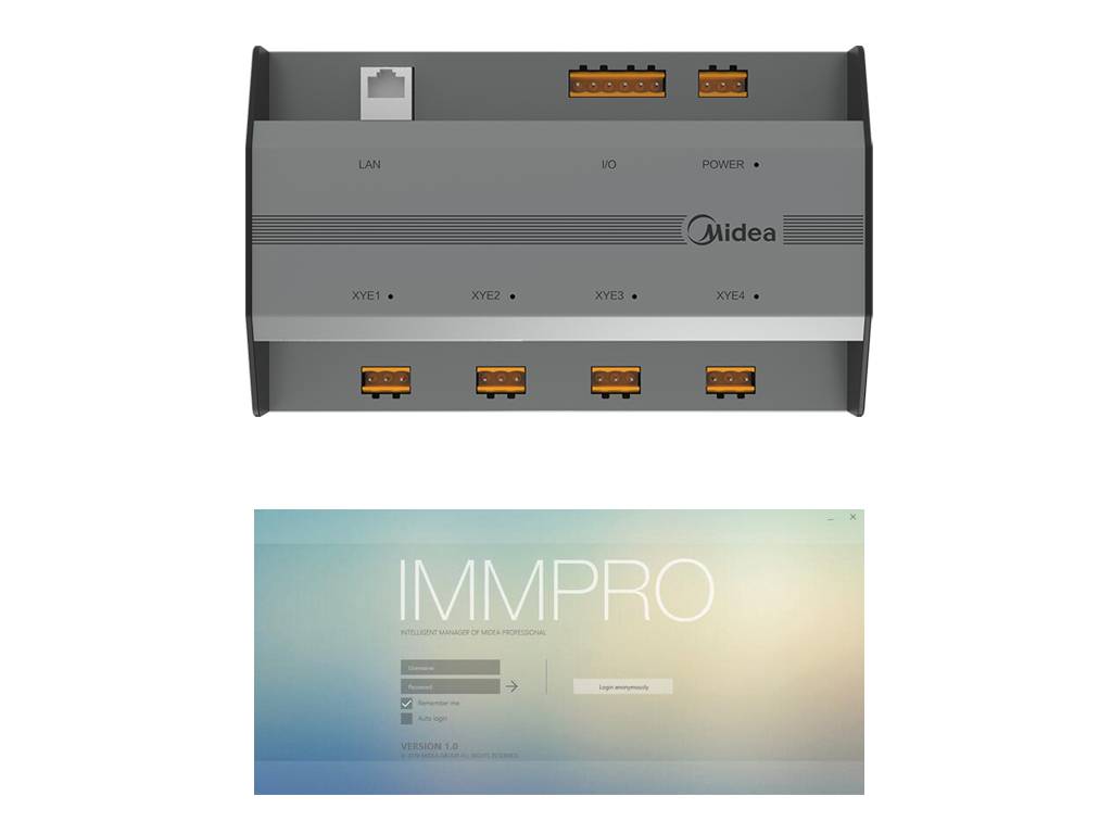 Ինտերֆեյս դարպաս Midea IMMP-BAC(A)