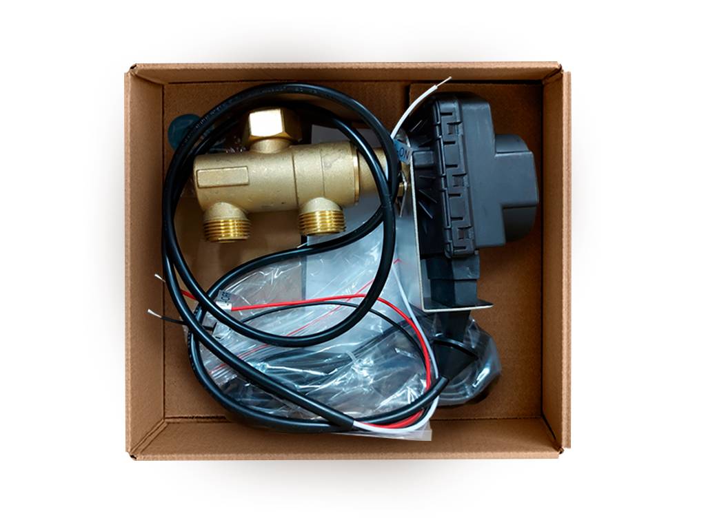 Kit 3 ճանապարհ փական հետ drive + կաթսա ցուցիչ NTC 50kom Kentatsu 104.9000596-136