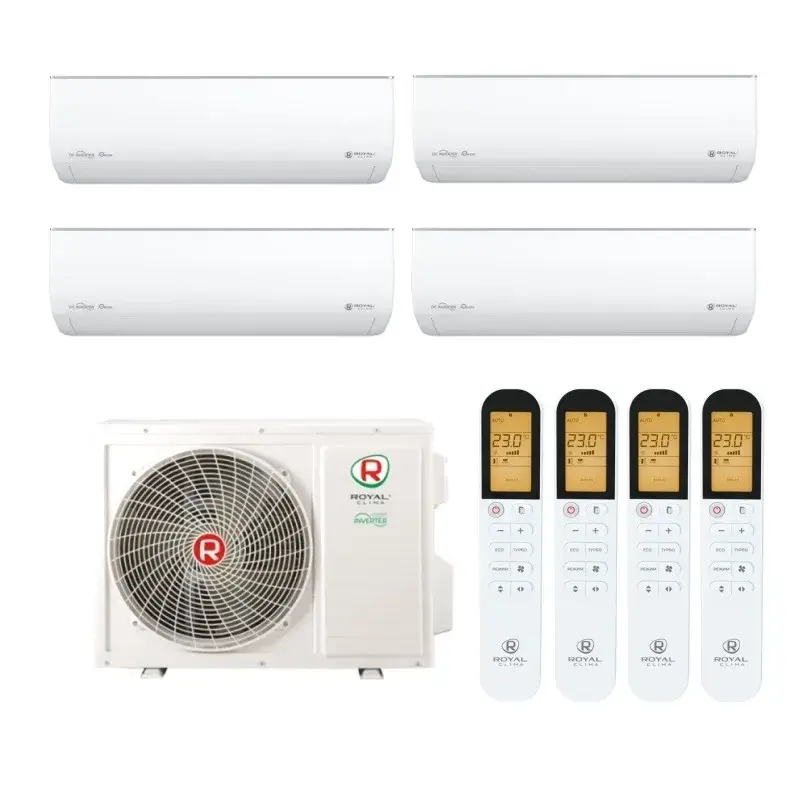 Royal Clima 25մ²+25մ²+20մ²+20մ² 4TFM-32HN/OUT / RCI-GLD09HN - 4 հատ։
