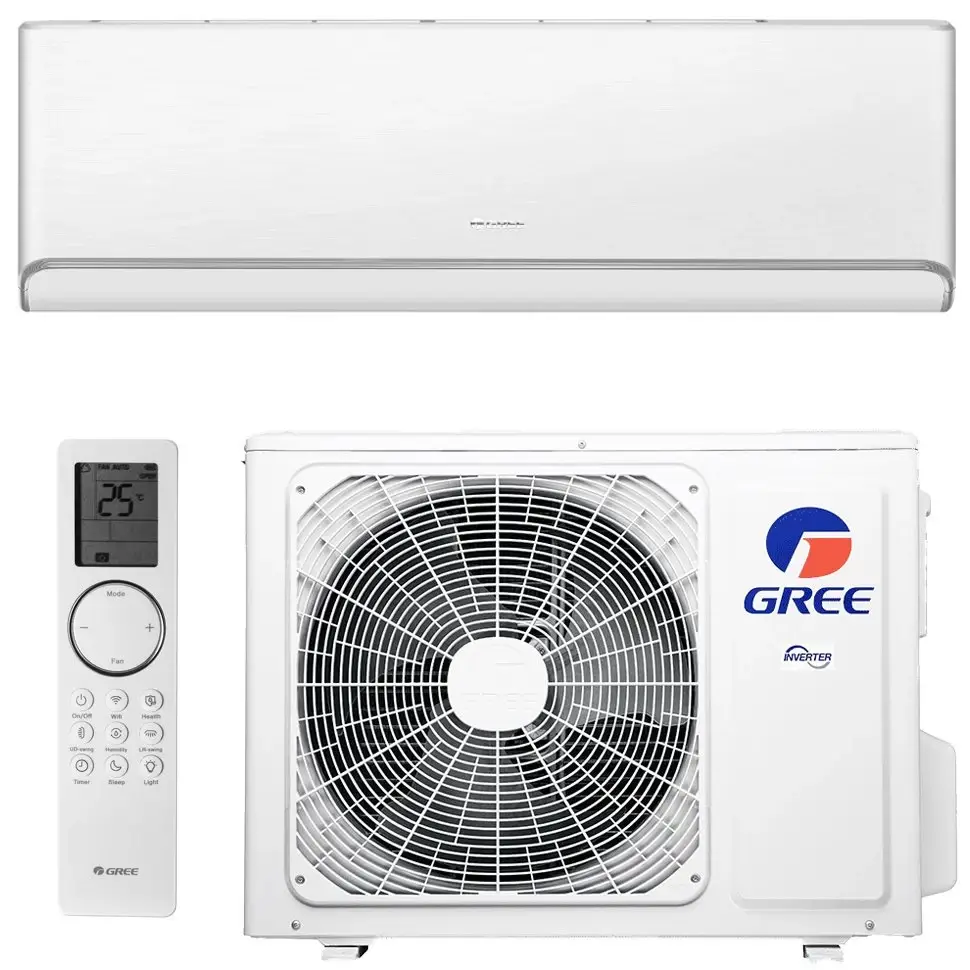 Gree AIRY INVERTER R32 WHITE պատի վրա ամրացվող սպլիտ համակարգ (GWH12AVCXB-K6DNA1B)