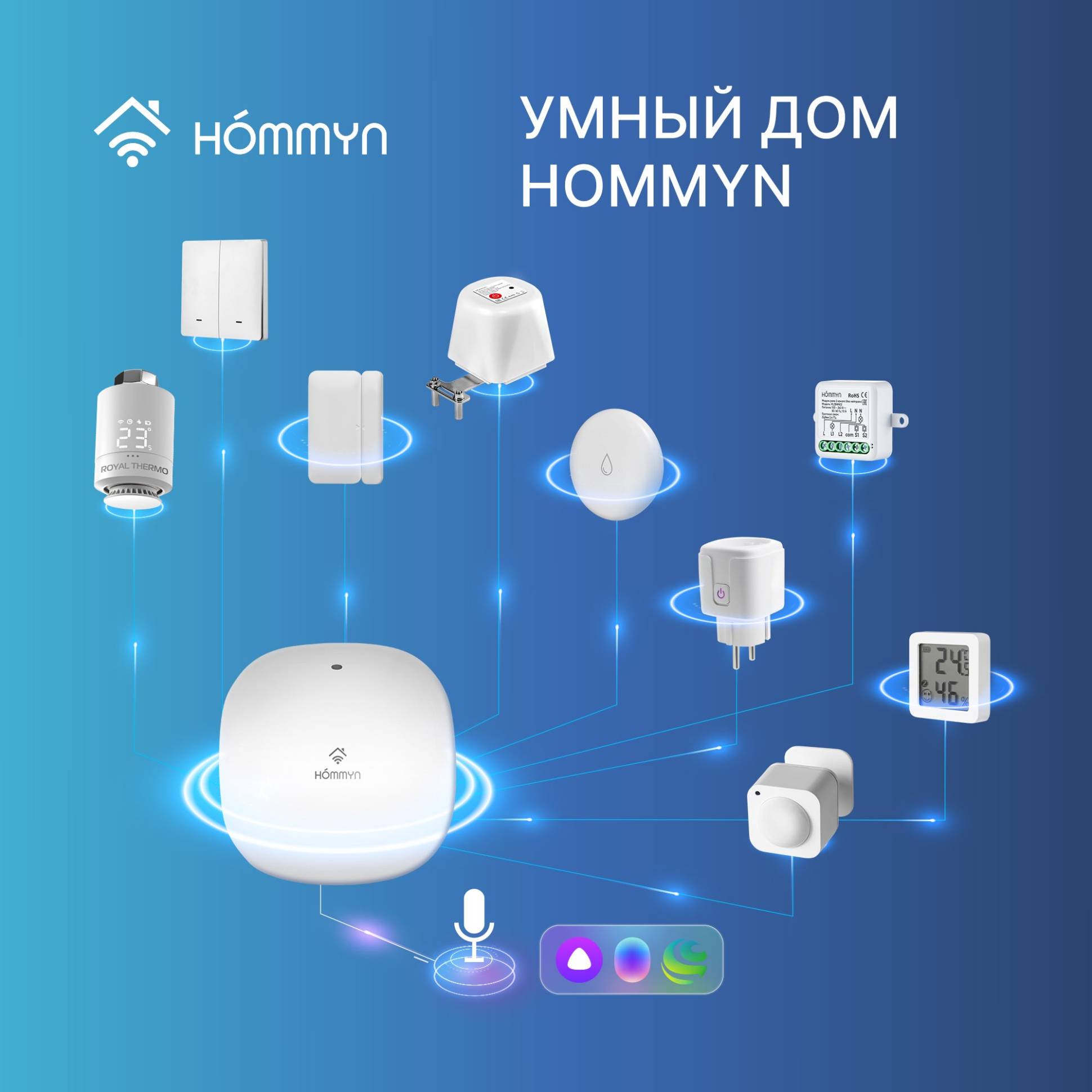 HOMMYN THS30ZB ջերմաստիճանի և խոնավության սենսոր