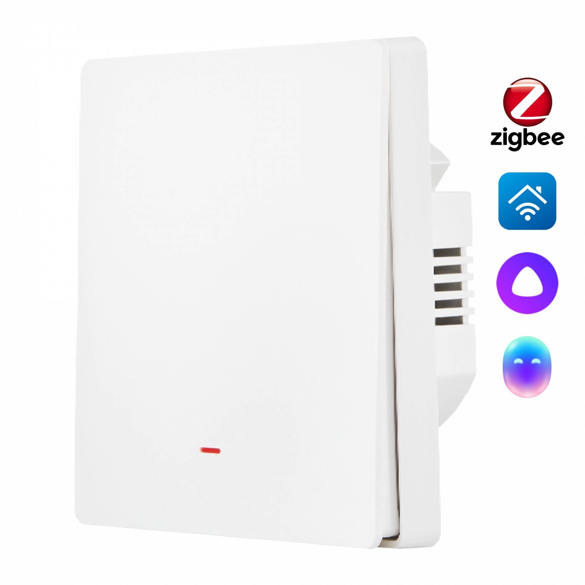 Hommyn պատի անջատիչ zigbee 1 ստեղն (առանց չեզոք) SWZBNN01W