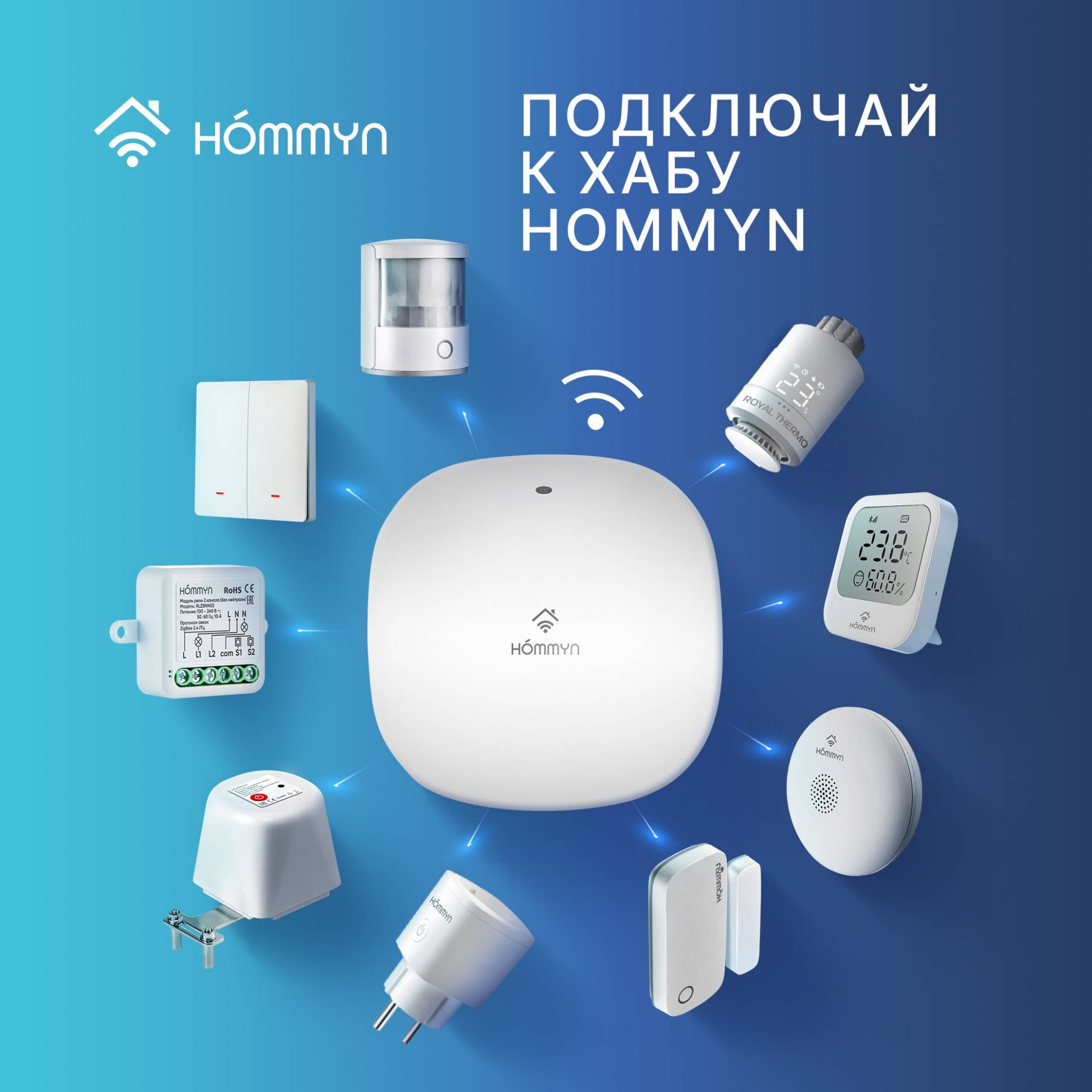 HOMMYN Hub HH-01 կառավարման միավոր (դարպաս) 