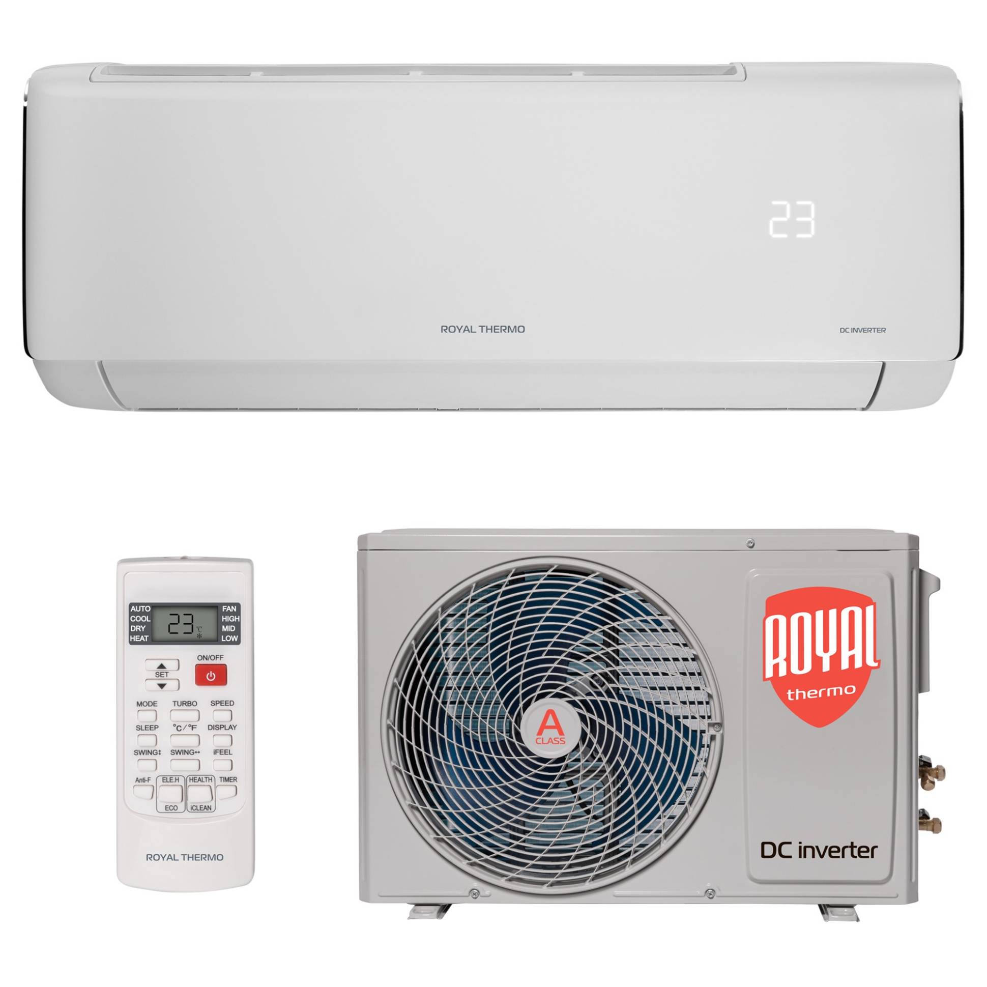 Royal Thermo Milano DC RTMI-12HN1 ինվերտորային բաժանման համակարգի հավաքածու