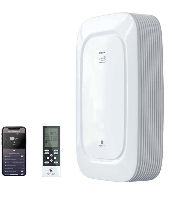 Մատակարարման և մաքրման համալիր Royal Clima BREZZA RCB 150 LUX + EH-1000