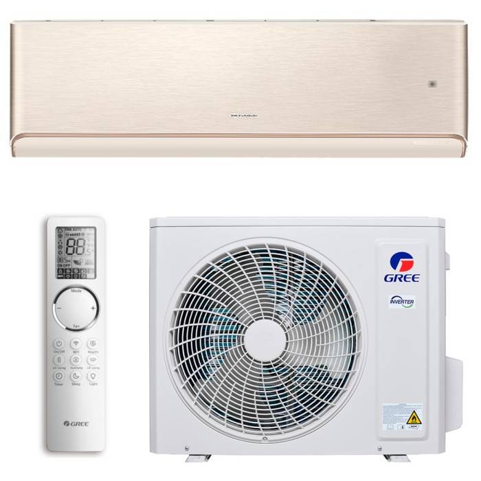 Gree airy inverter R32 CHAMPAGNE շարքի պատի պառակտման համակարգ (GWH12AVCXD-K6DNA1A)