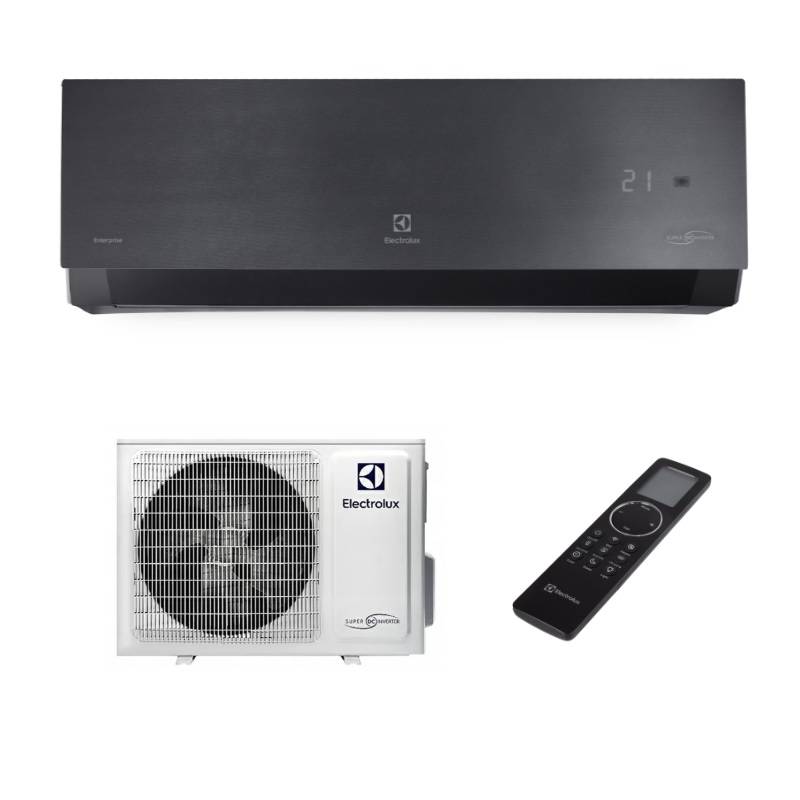 Electrolux Enterprise Super DC ինվերտորային սպլիտ համակարգ EACS/I-24HEN-BLACK/N8_24Y հավաքածու